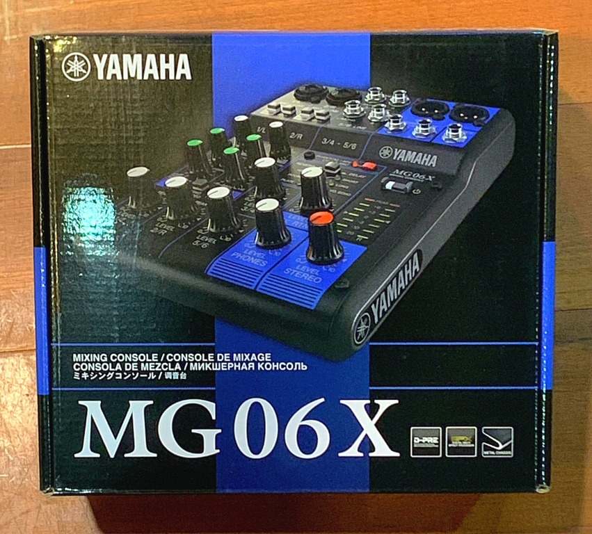 Yamaha MG06X, 6Channel Mixing Console, Audio, Other Audio Equipment on