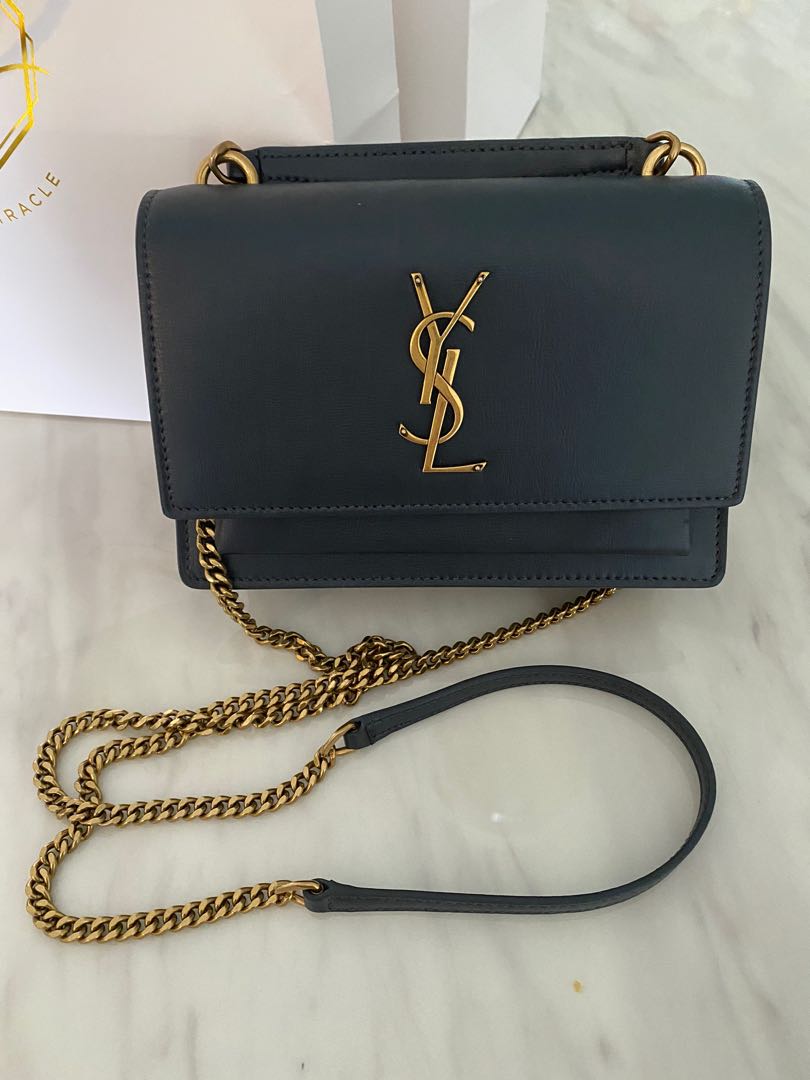 Brown Garnet Furniture Ysl Crossbody Bag Sale YSL Sunset Chain