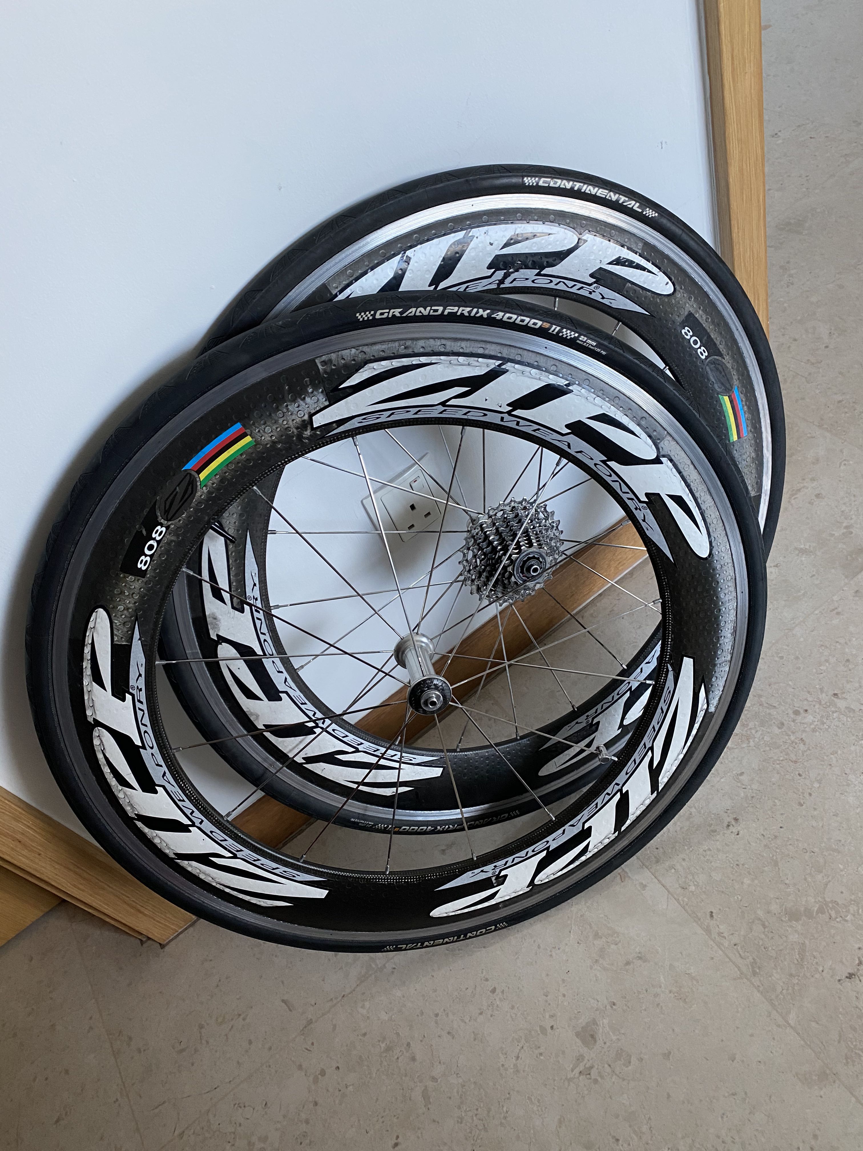 zipp 808 clincher wheelset