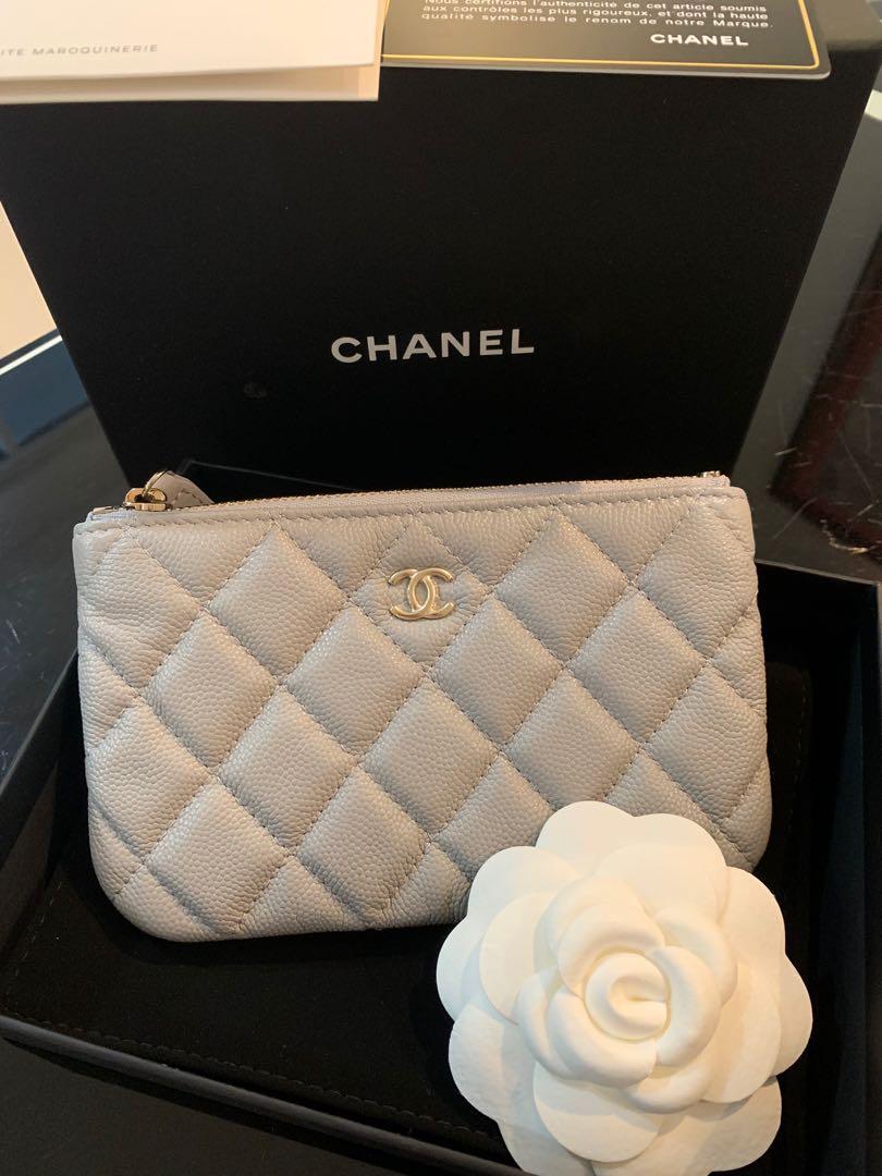 Affordable chanel grey caviar For Sale