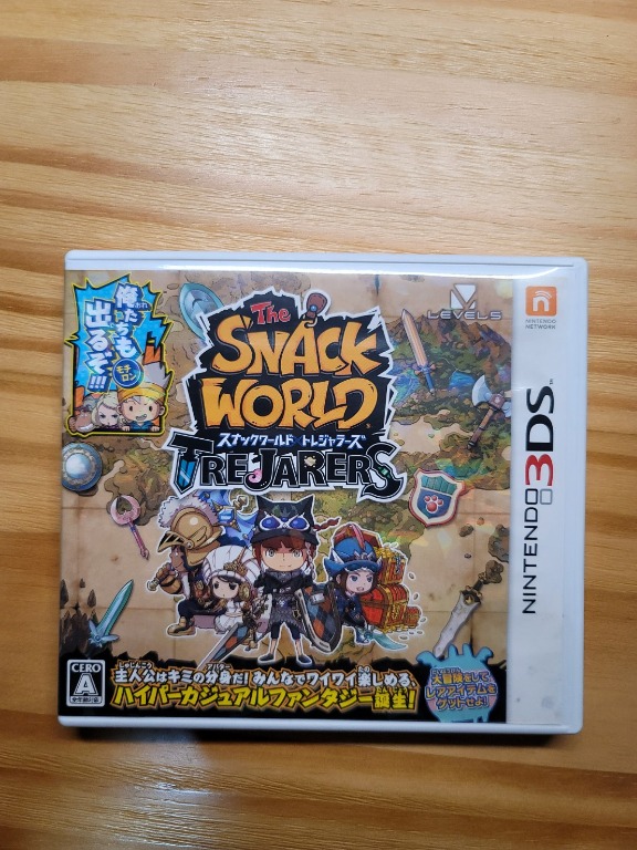 3ds The Snack World點心大冒險 電子遊戲 電子遊戲 Nintendo 任天堂 Carousell