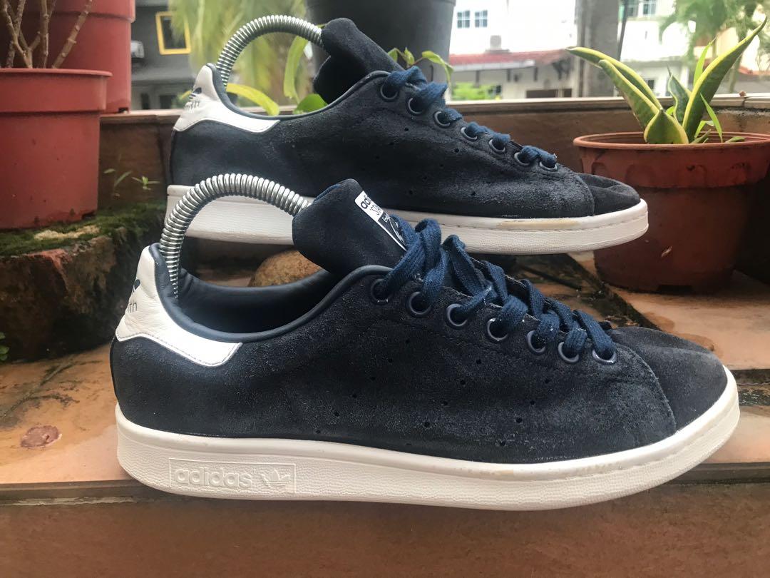 Stan smith cheap blue suede