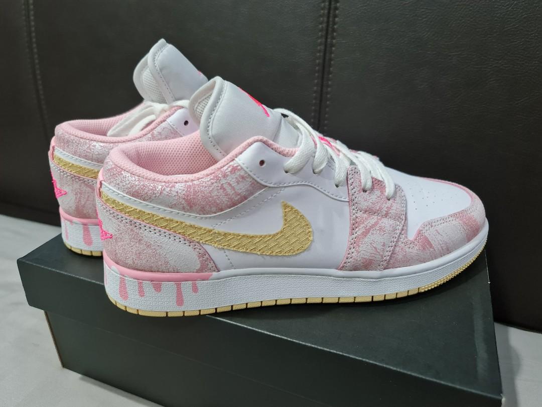 Bubble Gum Air Jordans Colorful Jordans Womens Neutral Swarovski