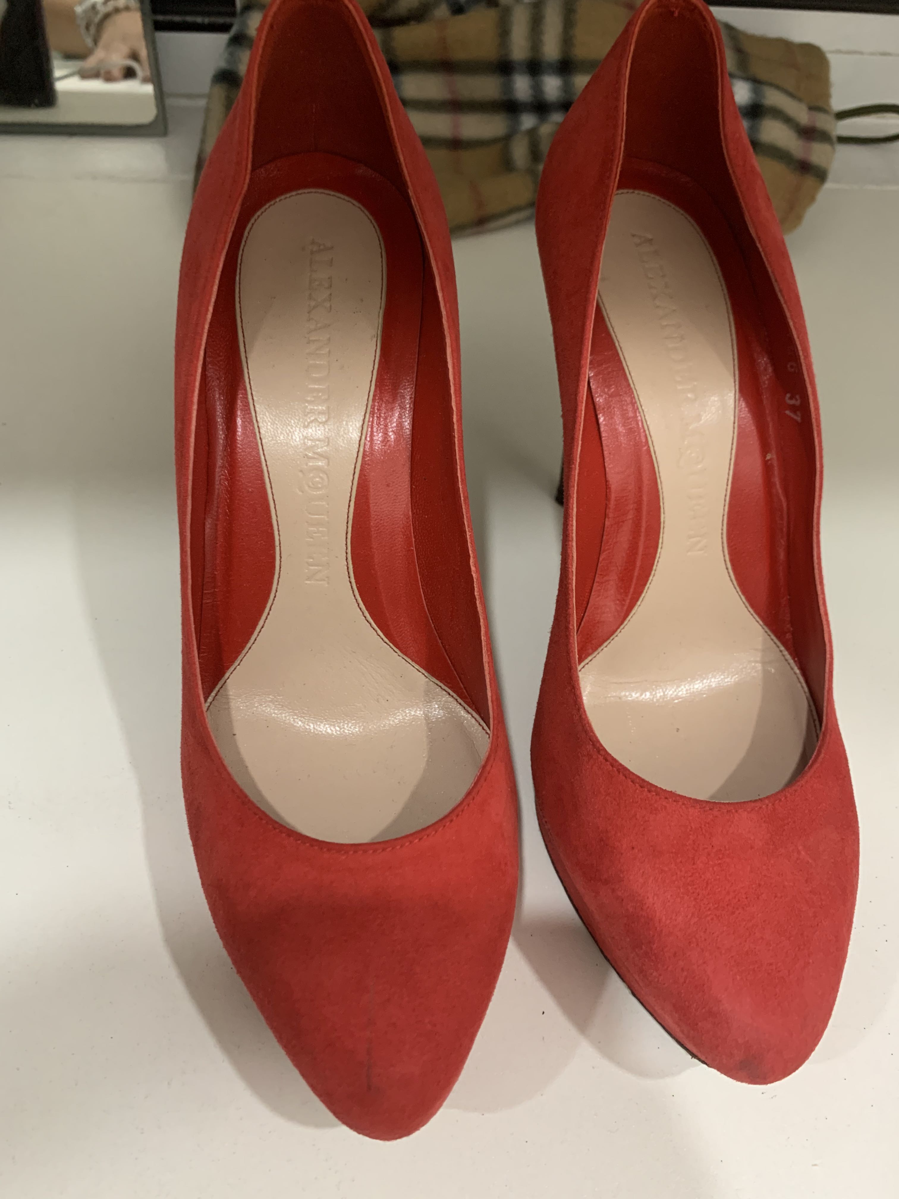 Alexander mcqueen horn heel pumps sale
