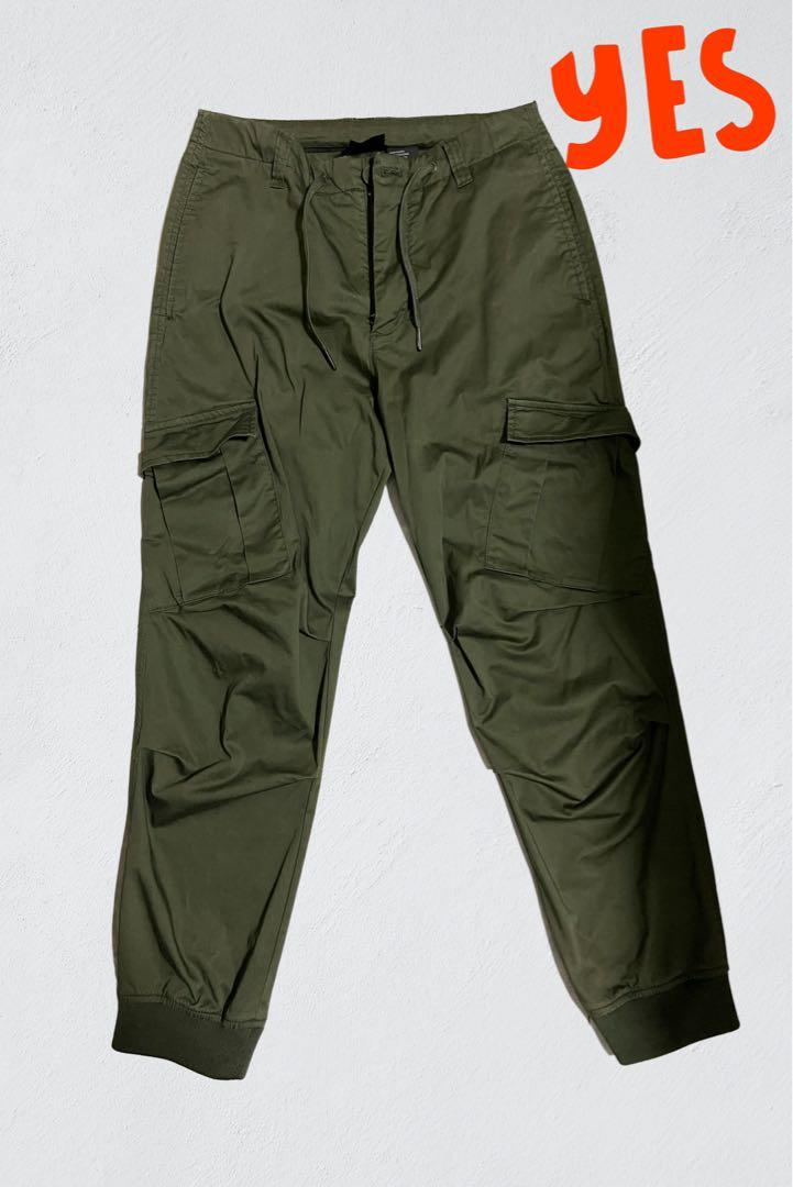 Olive green cargo pants mens clearance