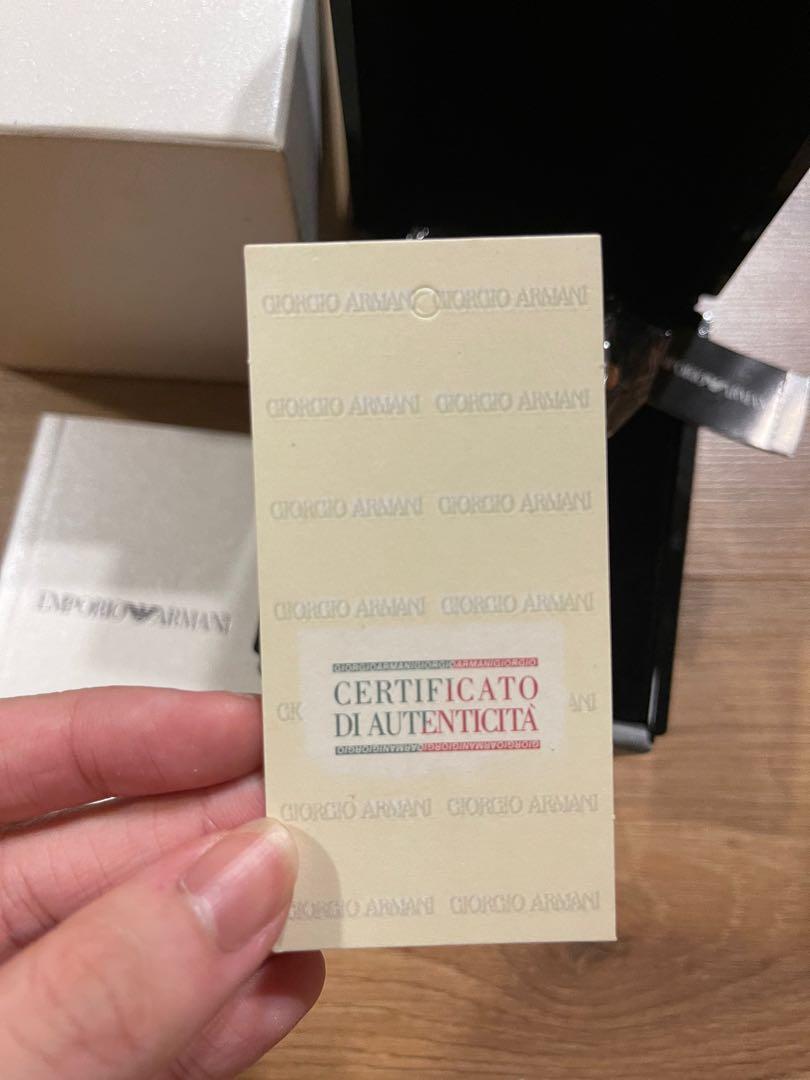Armani exchange serial number check shop