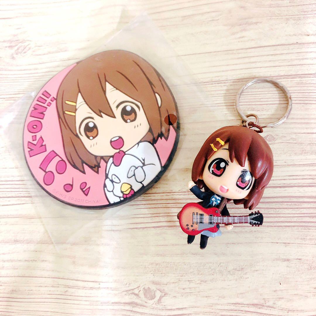 Bandai K ON Yui Hirasawa Anime Figures Keychain Free Cup