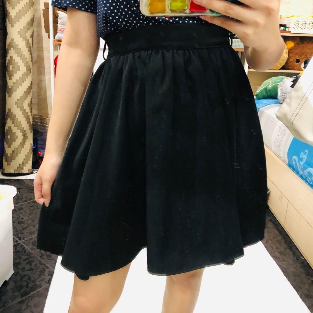 black a line skirt
