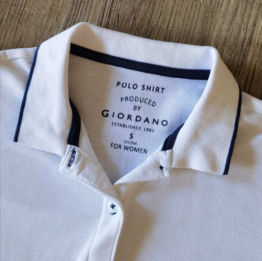 Giordano white polo shirt Clearance