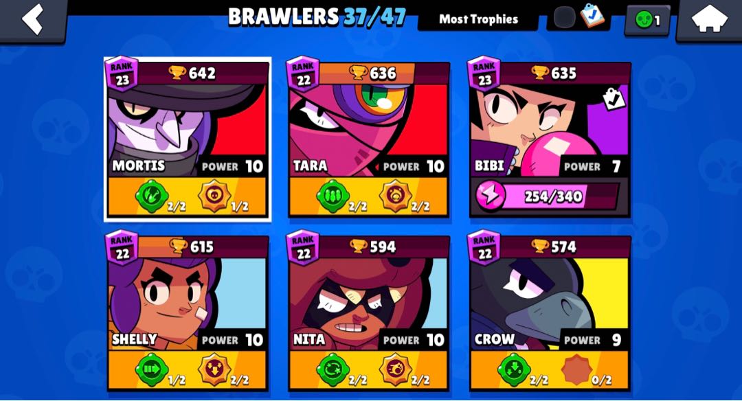 Brawl Stars Account Video Gaming Gaming Accessories Game Gift Cards Accounts On Carousell - brawl stars push to 2000 trophie