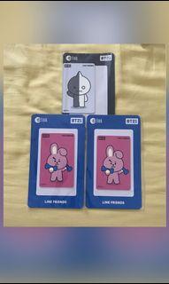 BTS Line Characters Ez-link Cards - Van & Cooky