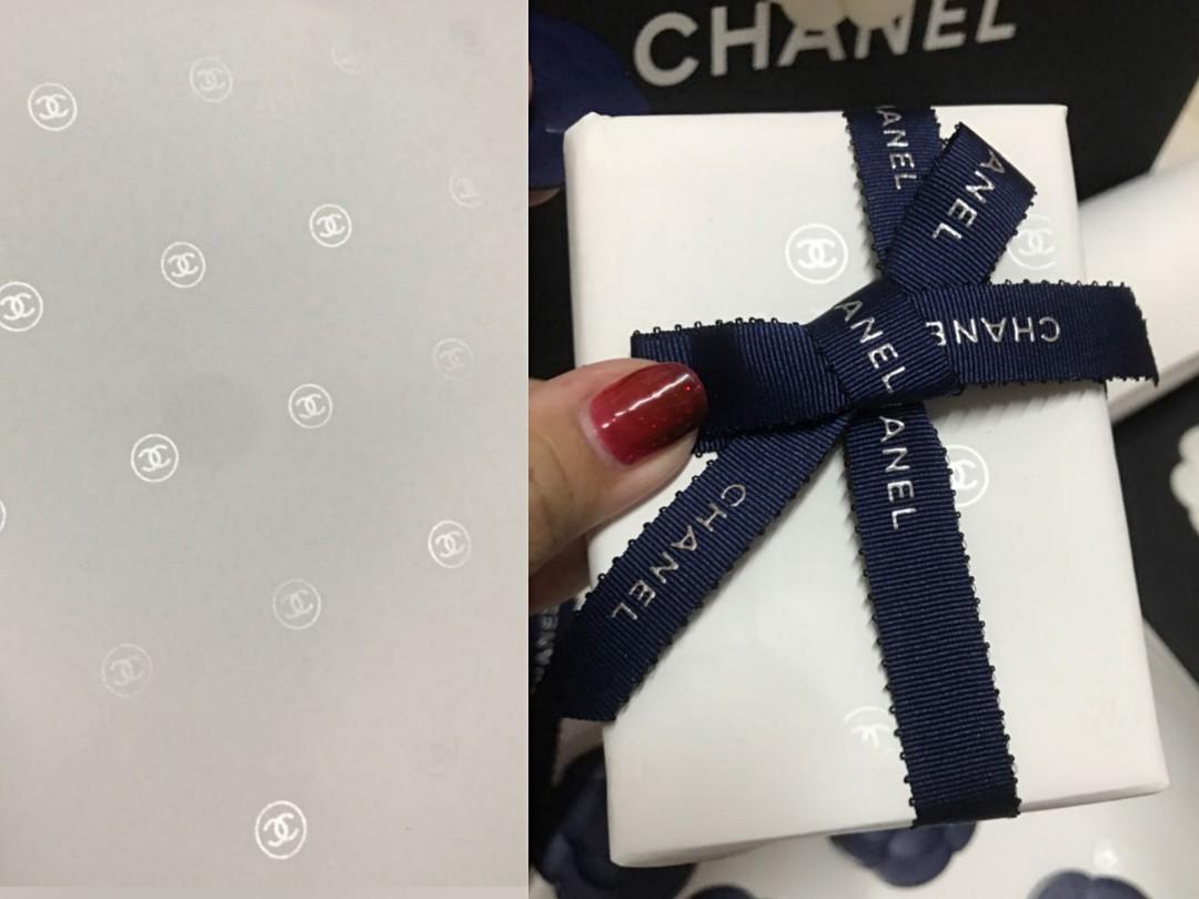 chanel wrapping paper
