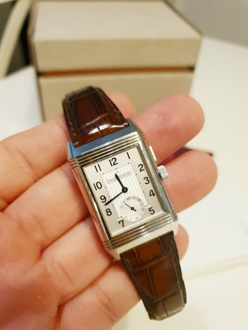 CHEAPEST! JaegerLeCoultre Reverso Duo Manual Winding Stainless Steel