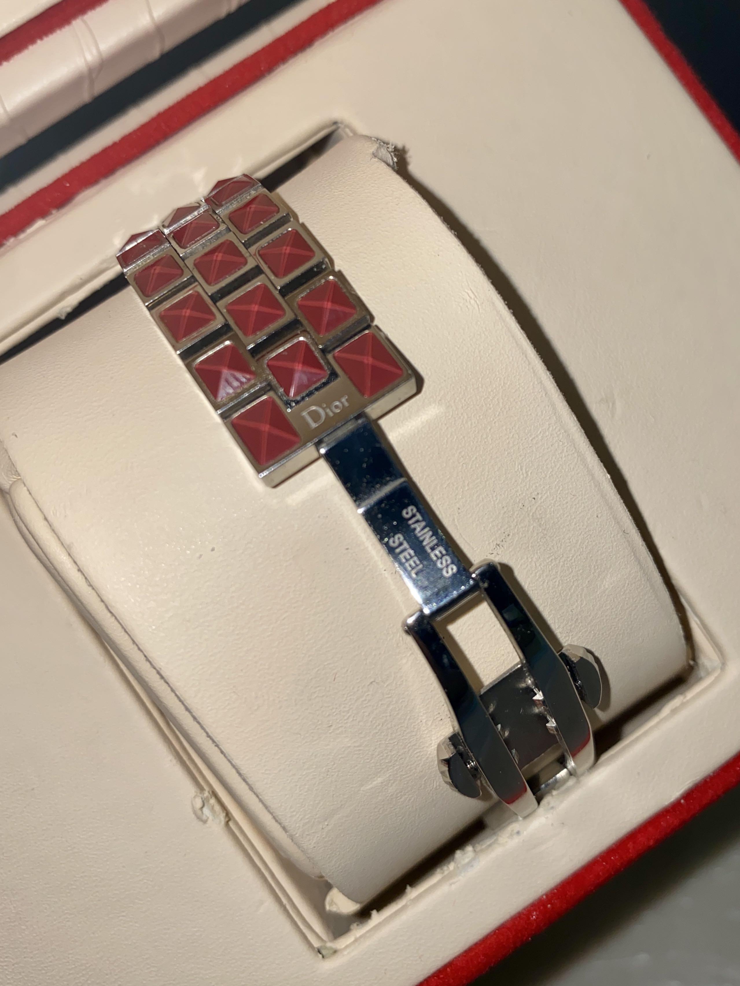 Christian dior crystal watch outlet