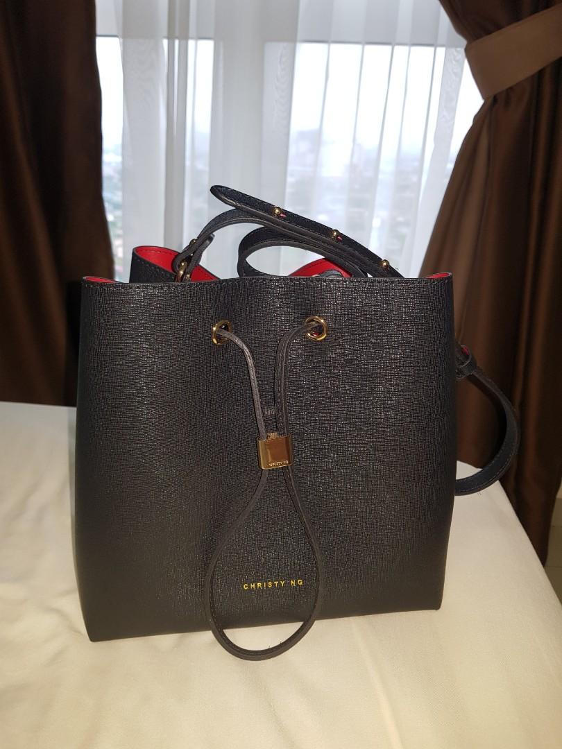 Christy Ng Memphis Bag Black Red Women S Fashion Bags Wallets On Carousell
