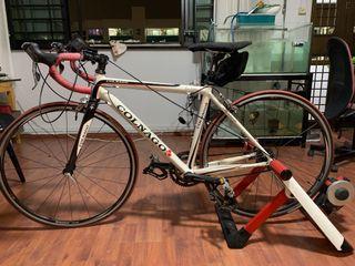 Colnago Primavera Road Bike bundle with stationary bike trainer 