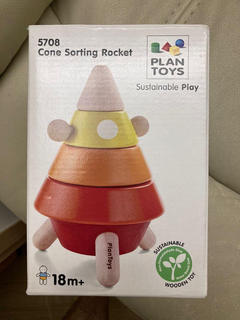 Plan toys sale cone sorting