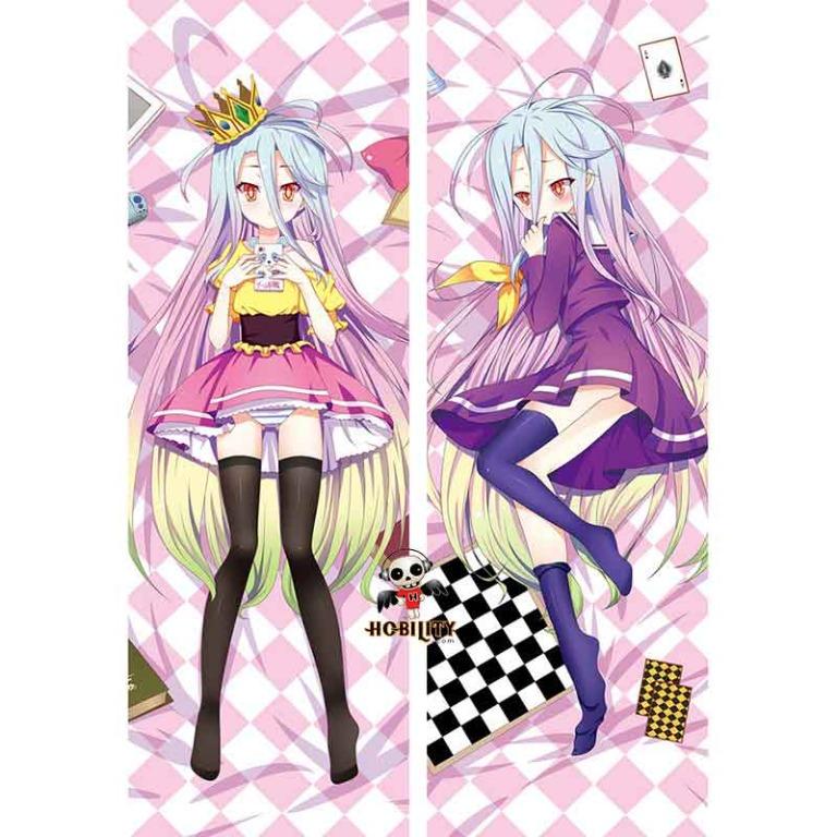 Dakimakura No Game No Life Shiro Full Body Pillow Cover