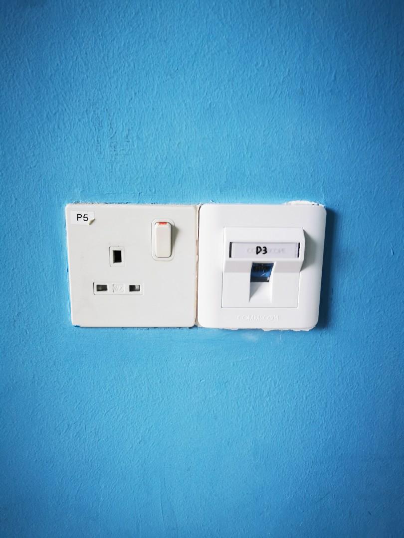 Data LAN Point Conversion/Cabling (Category: Everything Else) located in Singapore. Submitted by md2focus (Listing ID 223646161, Image 3). Description: We help to convert your BTO's/Condo's telephone socket to LAN Data point. 1st point - $90 Subsequent Point at $40 Conversion include CAT6 jack and faceplate. Done by professional network installer. Related services: . Convert from One LAN point to Two LAN point using existing LAN Cable . Wireless 