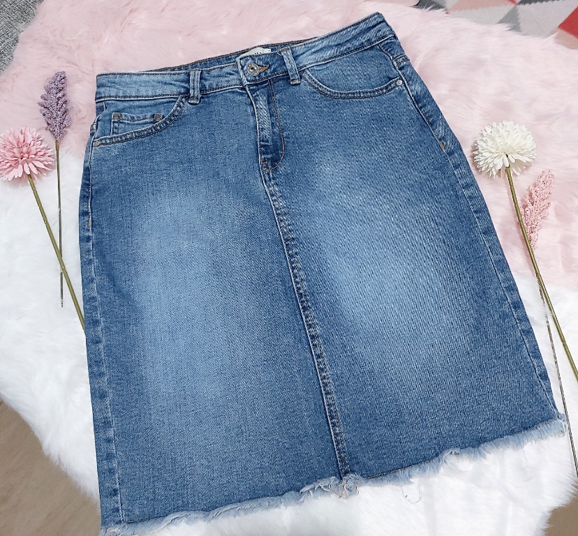 Maong skirt hot sale