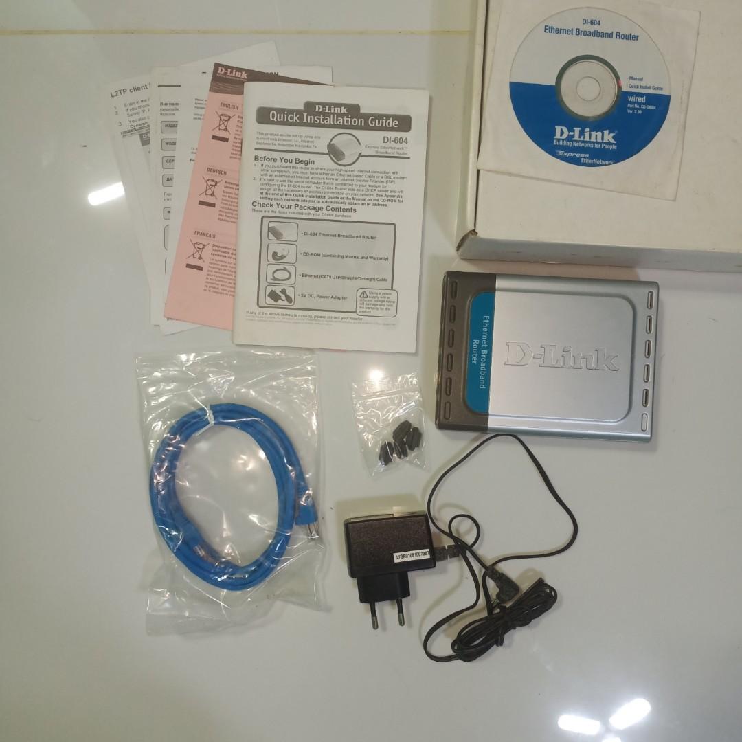 HELP ME HELP WITH D LINK DI 604 ROUTER DSL CONNECTION visual data 5