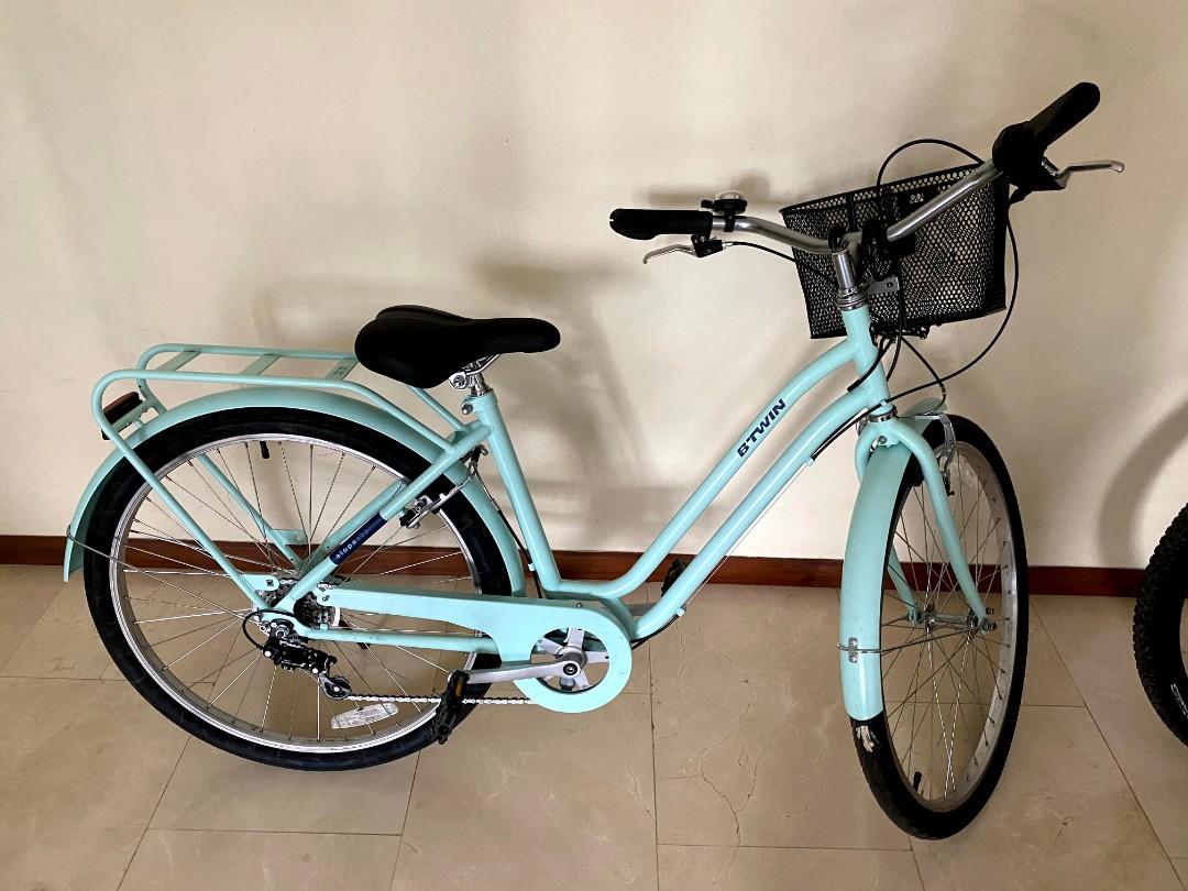 Elops 120 city bike acid green online