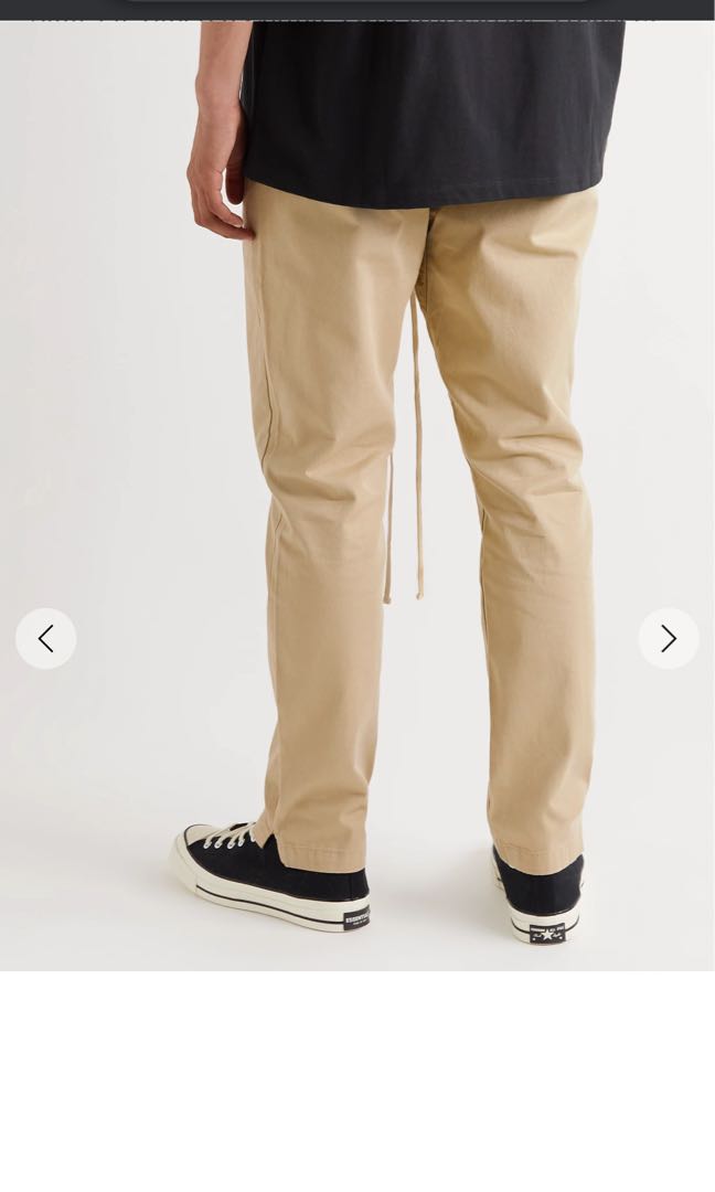 Fear of god essential twill pants, Men 