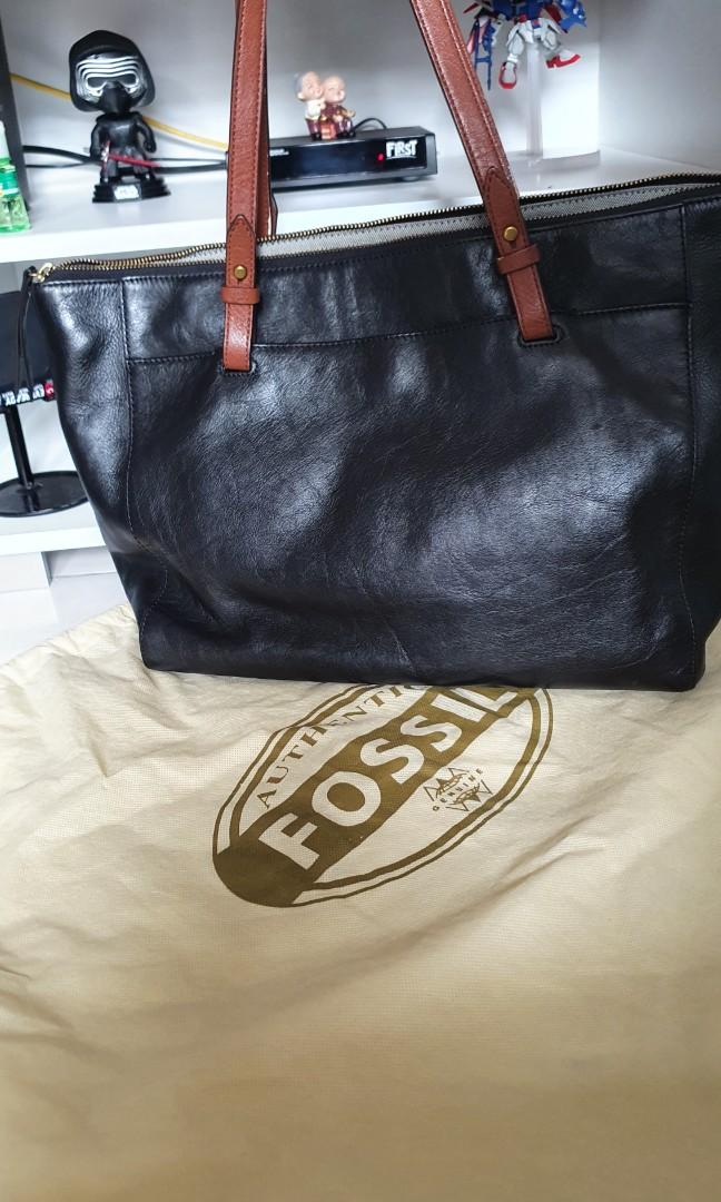 Fossil rachel tote bag, Barang Mewah 