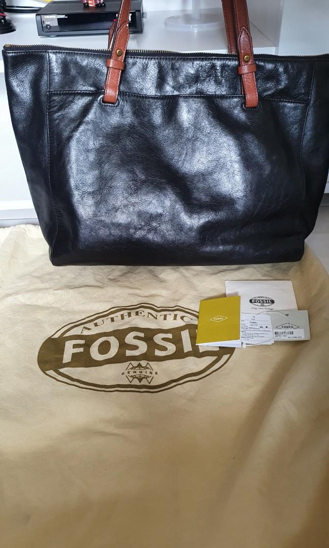 Fossil rachel tote bag, Barang Mewah 