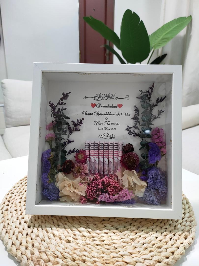 Gubahan Hantaran Duit Dalam Frame Hobbies And Toys Stationery And Craft Handmade Craft On Carousell 5960