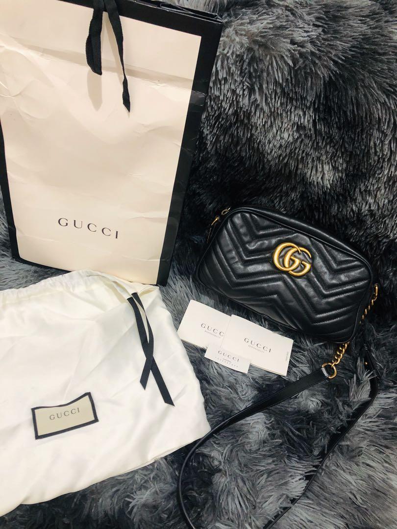 gucci camera bag used