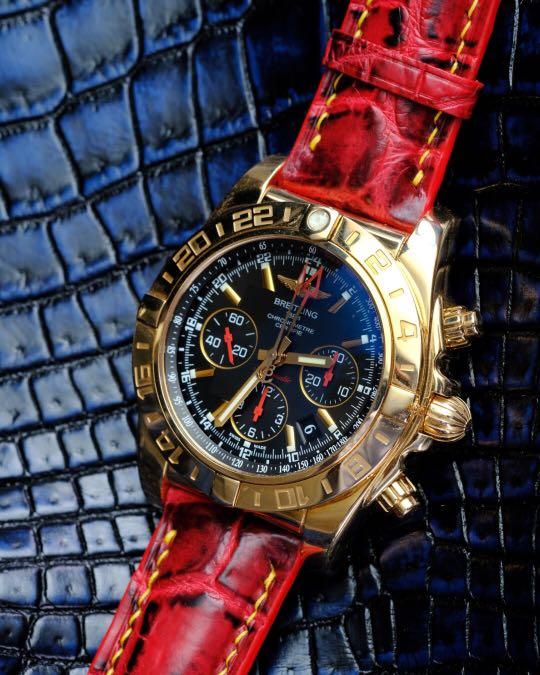 Red breitling watch new arrivals