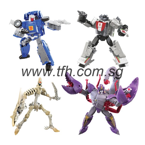 Hasbro Transformers Kingdom Deluxe Wave 3 Set of 4 (Autobot Tracks