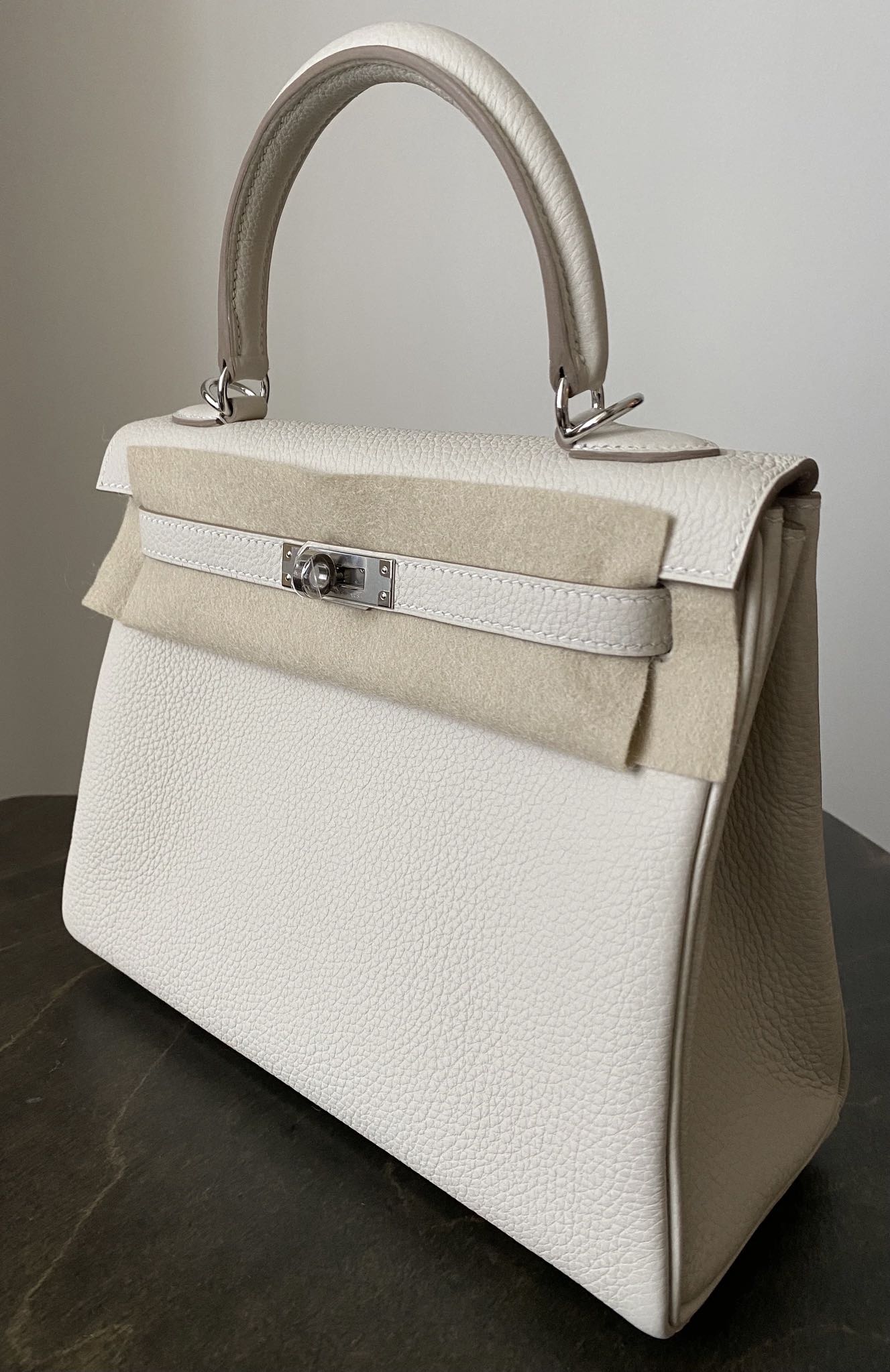 Hermes kelly 28 craie outlet