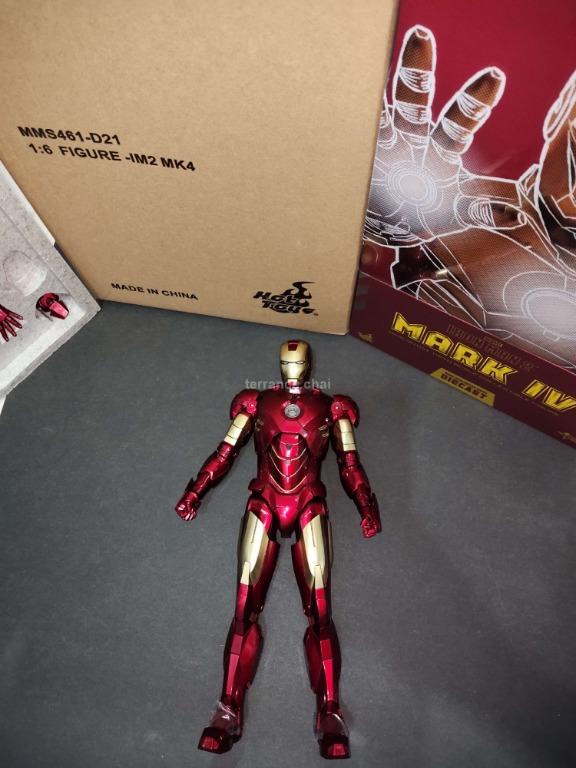 Hot Toys 1 6 Iron Man 2 MMS461D21 MK4 Mark IV Mark 4 Diecast Action Figure