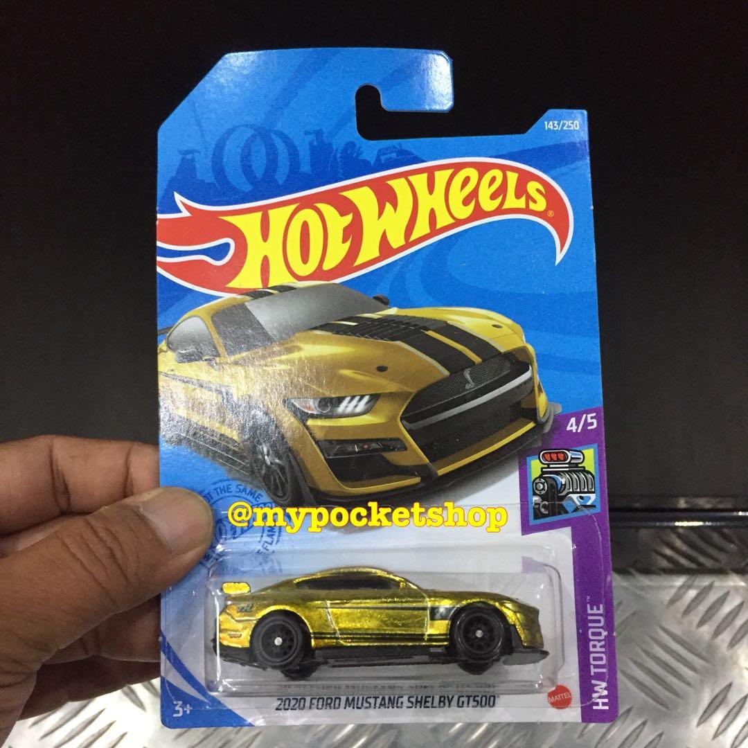 (RESERVED) Hot Wheels 2020 FORD MUSTANG SHELBY GT500 - Gold / Super