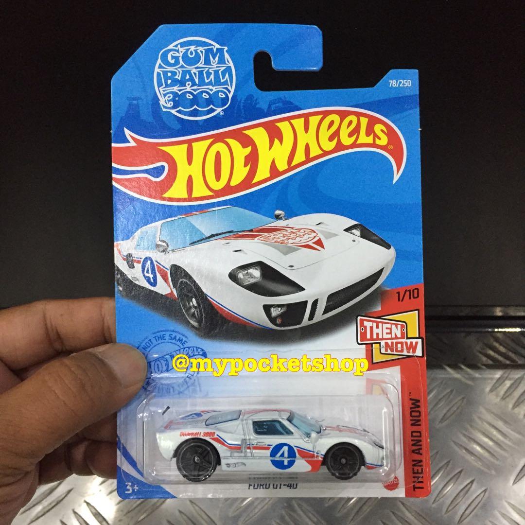 Details about   HOT WHEELS FORD GT40 GUMBALL 3000 No Packaging from multi pack