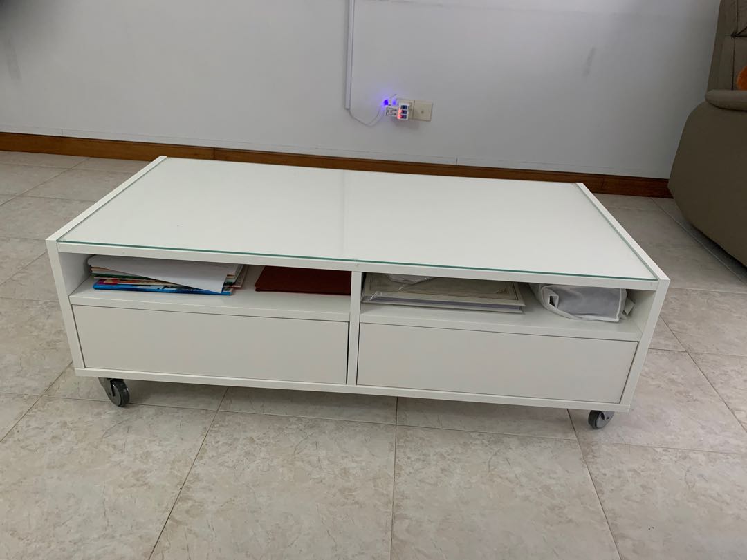 IKEA coffee table on wheels Furniture Home Living Furniture