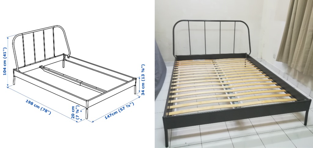 Ikea kopardal shop double bed
