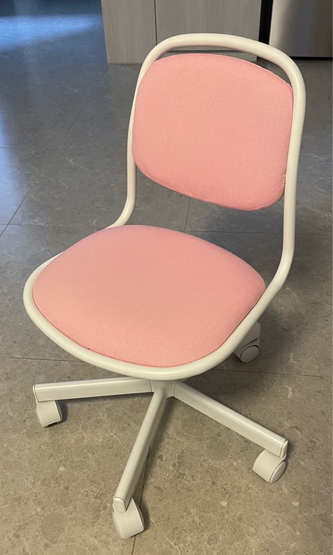 IKEA Orjfall Swivel Chair for Kids (Pink), Furniture & Home Living