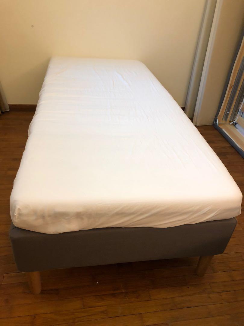 Ikea Single Mattress, Furniture & Home Living, Furniture, Bed Frames