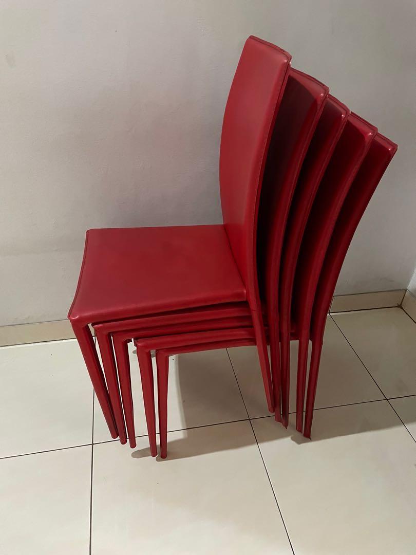 meja-makan-6-kursi-maxxa-dt-red-perabotan-rumah-di-carousell