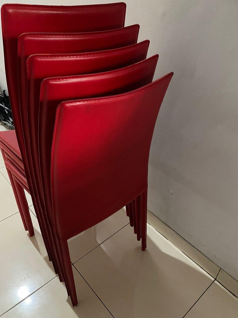 meja-makan-6-kursi-maxxa-dt-red-perabotan-rumah-di-carousell