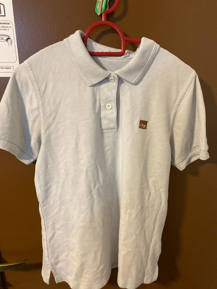 ITE POLO TEE WHITE DEFECTS Men s Fashion Tops Sets Tshirts