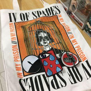 IV OF SPADES TOTEBAG and PATCHES
