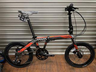 JAVA Fit 20" Foldable Bike (Titanium Orange)