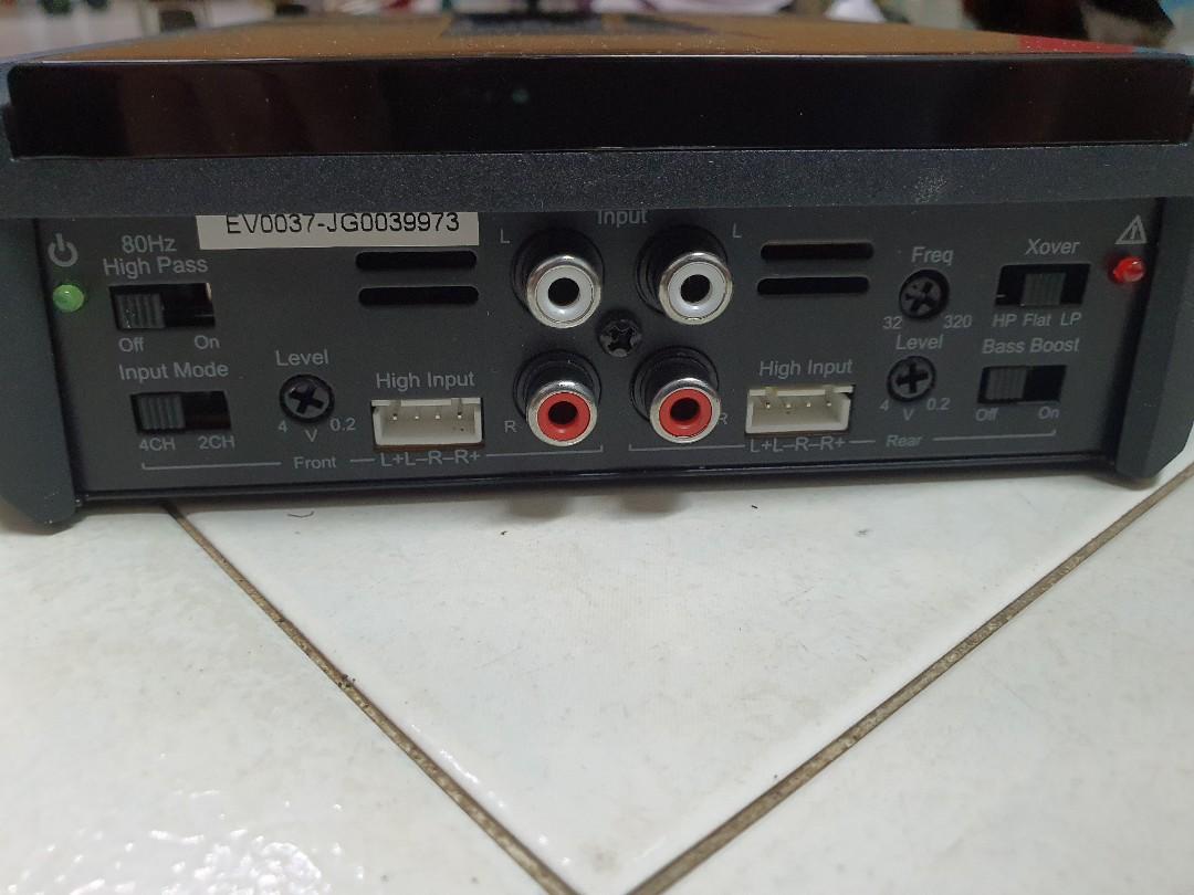 JBL 4 channel Amp GX A604