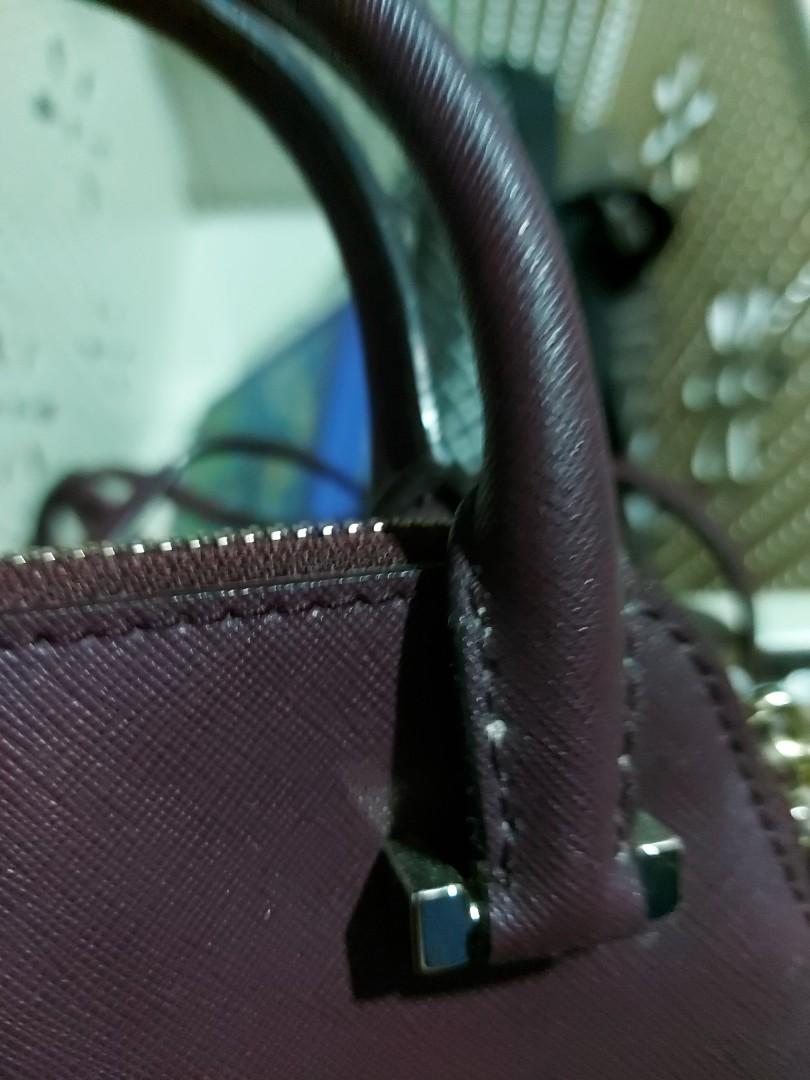 Kate spade dark hot sale purple purse