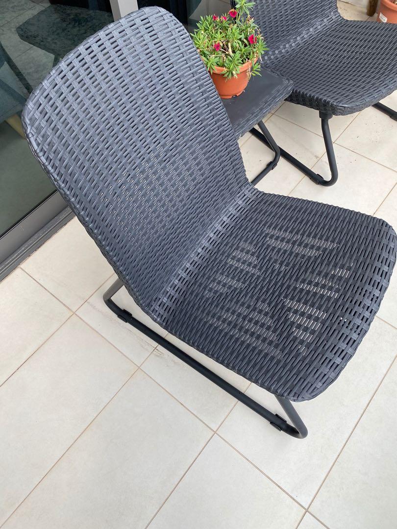 Keter Rio Patio Set Grey / Keter rio patio set grey.