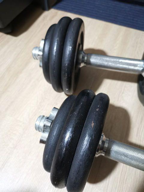 Kettler 15KG Cast Iron Dumbbell Sports Equipment Exercise